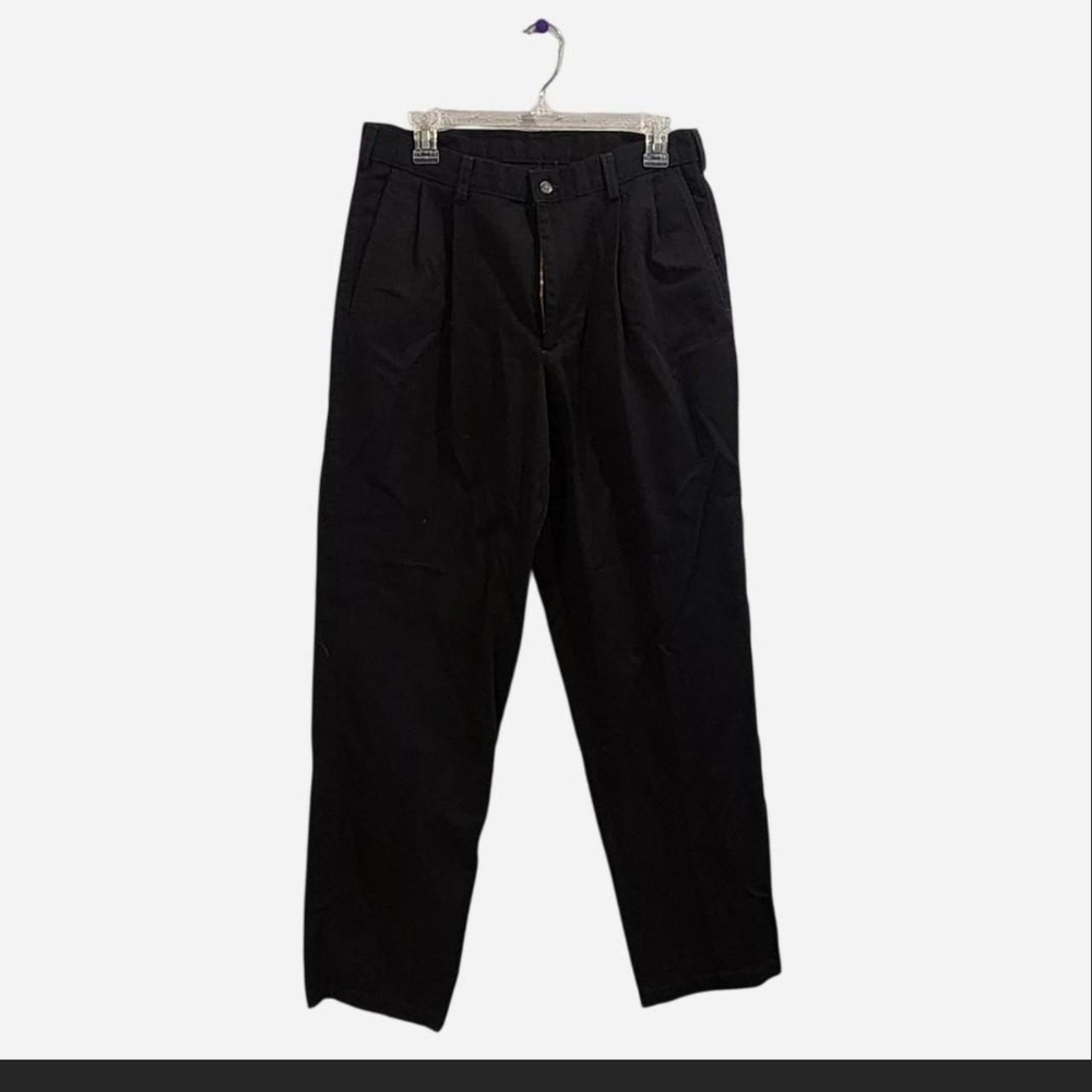 St. John's Bay Black Pleated Dress Pants Size 32x32